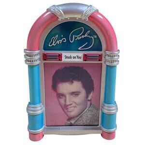 2006 Elvis Presley Jukebox Lenticular Face Stuck On You Sound Ornament GUC Works